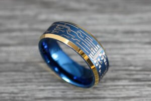 Circuit Board Ring, Gamer Ring, Gamer Jewelry, Circuit Board Ring, Gamer Wedding Band