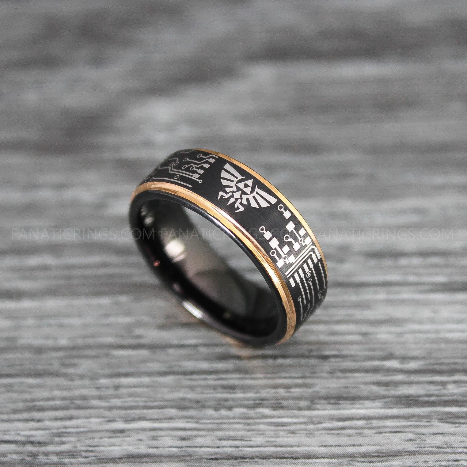 IMG_0184 Circuit Board Ring, Gamer Ring, Gamer Jewelry, Circuit Board Ring, Gamer Wedding Band - Image 1