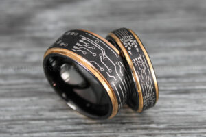Circuit Board Ring, Gamer Ring, Gamer Jewelry, Circuit Board Ring, Gamer Wedding Band