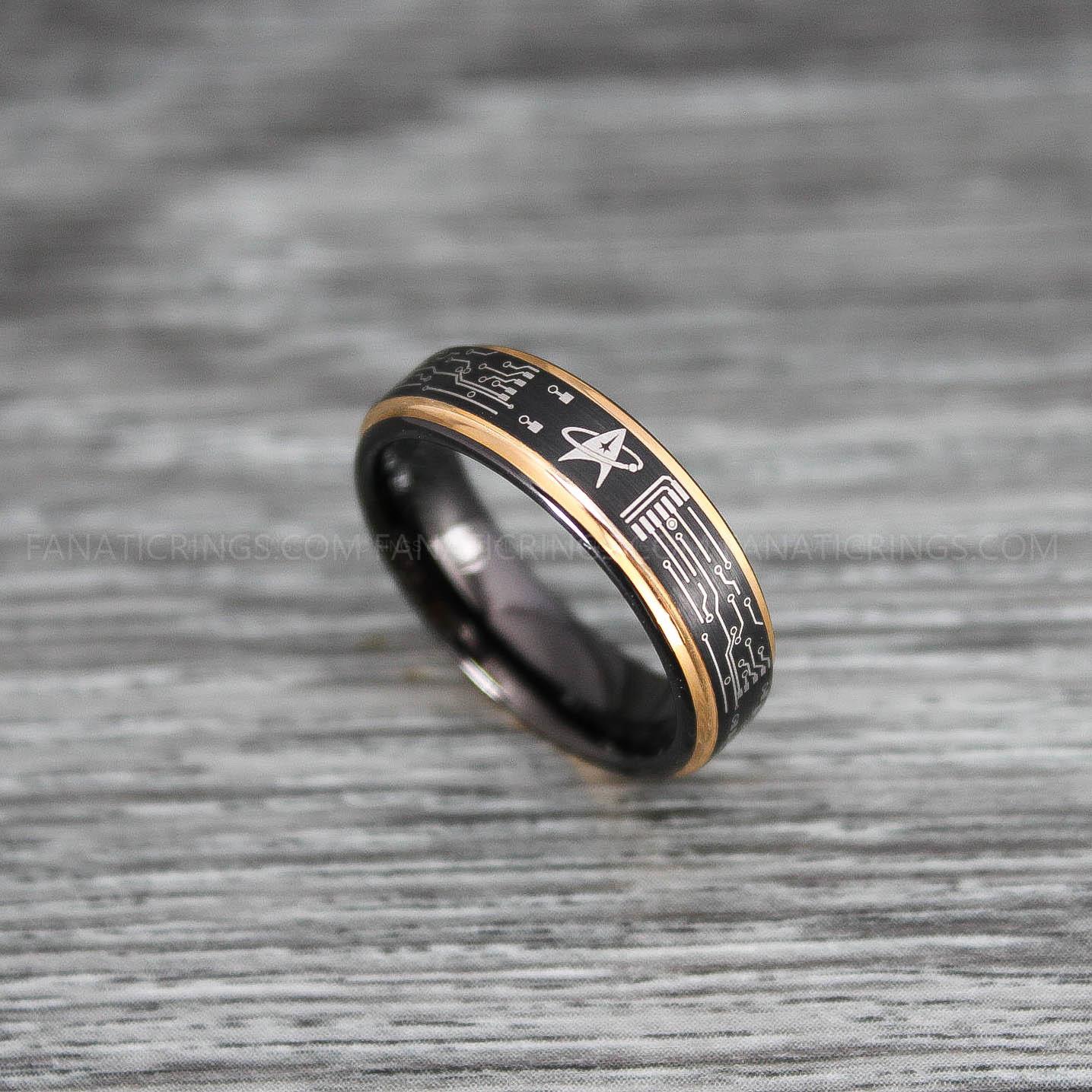 IMG_0187 Circuit Board Ring, Gamer Ring, Gamer Jewelry, Circuit Board Ring, Gamer Wedding Band - Image 1