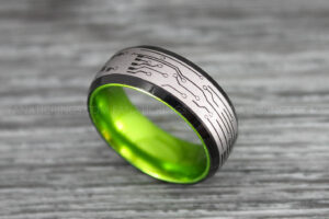 Circuit Board Ring, Gamer Ring, Gamer Jewelry, Circuit Board Ring, Gamer Wedding Band