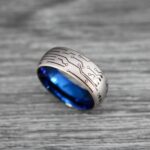 Circuit Board Ring, Gamer Ring, Gamer Jewelry, Circuit Board Ring, Gamer Wedding Band - Image 3
