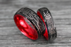 Circuit Board Ring, Gamer Ring, Gamer Jewelry, Circuit Board Ring, Gamer Wedding Band