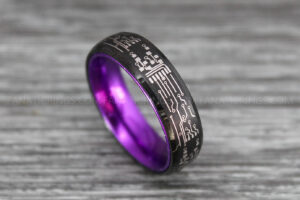 Circuit Board Ring, Gamer Ring, Gamer Jewelry, Circuit Board Ring, Gamer Wedding Band