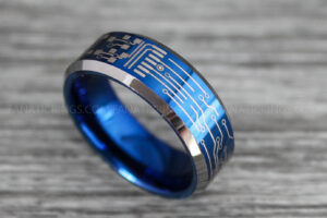 Circuit Board Ring, Gamer Ring, Gamer Jewelry, Circuit Board Ring, Gamer Wedding Band
