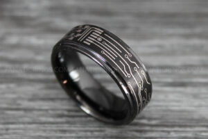 Circuit Board Ring, Gamer Ring, Gamer Jewelry, Circuit Board Ring, Gamer Wedding Band