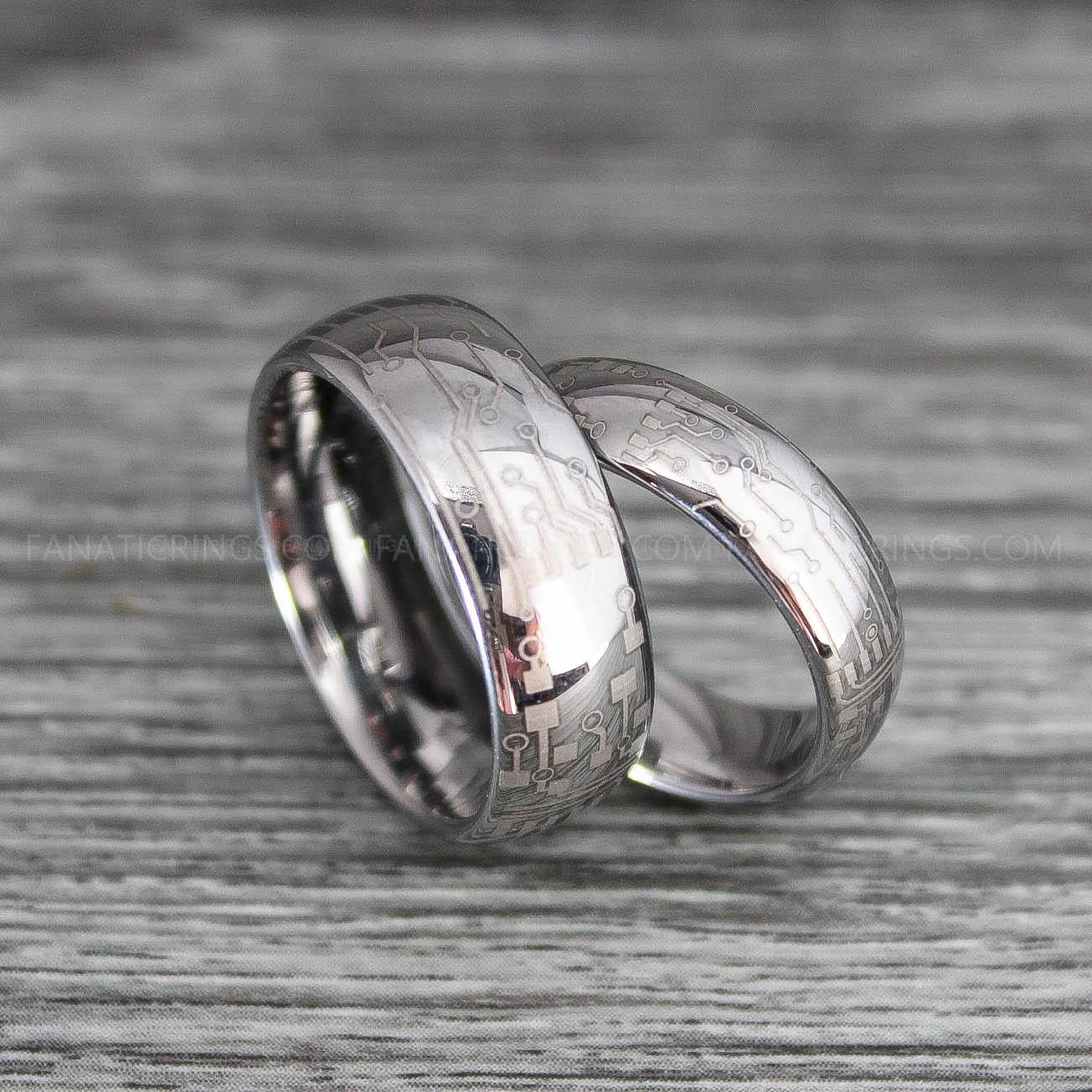 IMG_0239 Circuit Board Ring, Gamer Ring, Gamer Jewelry, Circuit Board Ring, Gamer Wedding Band - Image 1