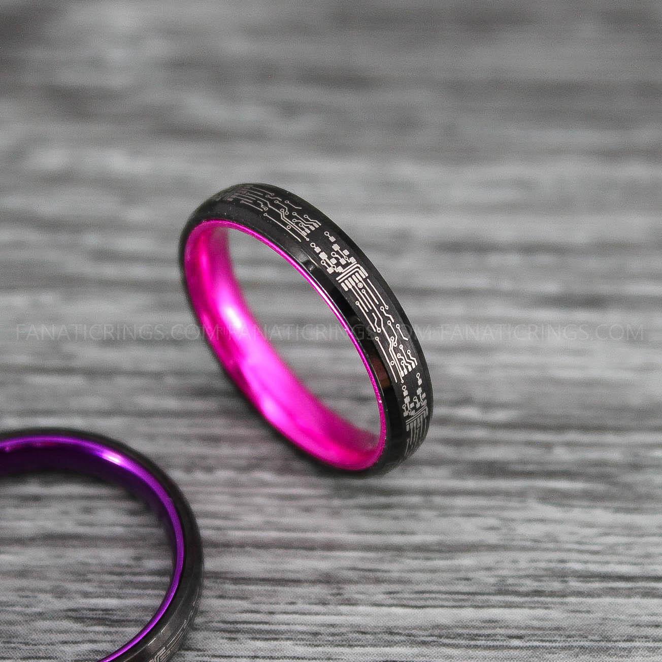 IMG_0252 Circuit Board Ring, Gamer Ring, Gamer Jewelry, Circuit Board Ring, Gamer Wedding Band - Image 1