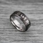 Til Valhalla Ring, Vikings Ring, Runes Ring, Nordic Ring, Norsemen Ring, Nordic Runes Ring