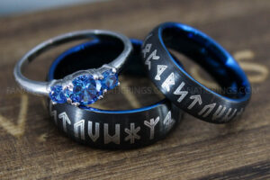 Til Valhalla Rings, Vikings Rings, Runes Rings, Nordic Rings, Norsemen Rings, Nordic Runes Rings