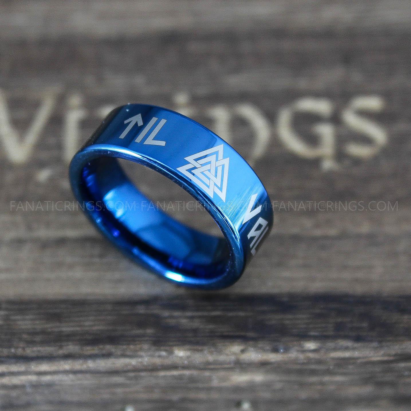 IMG_0276 Til Valhalla Rings, Vikings Rings, Runes Rings, Nordic Rings, Norsemen Rings, Nordic Runes Rings - Image 1