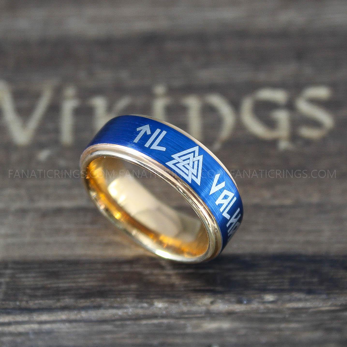 IMG_0278 Til Valhalla Rings, Vikings Rings, Runes Rings, Nordic Rings, Norsemen Rings, Nordic Runes Rings - Image 1