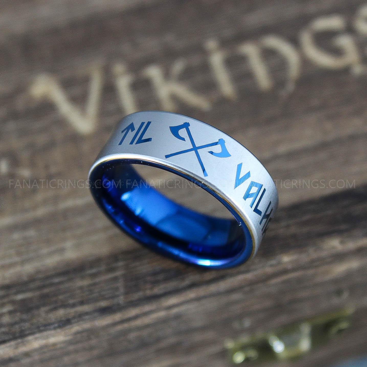 IMG_0283 Til Valhalla Rings, Vikings Rings, Runes Rings, Nordic Rings, Norsemen Rings, Nordic Runes Ring - Image 1