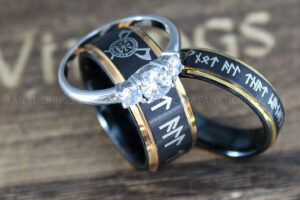 Til Valhalla Rings, Vikings Rings, Runes Rings, Nordic Rings, Norsemen Rings, Nordic Runes Rings