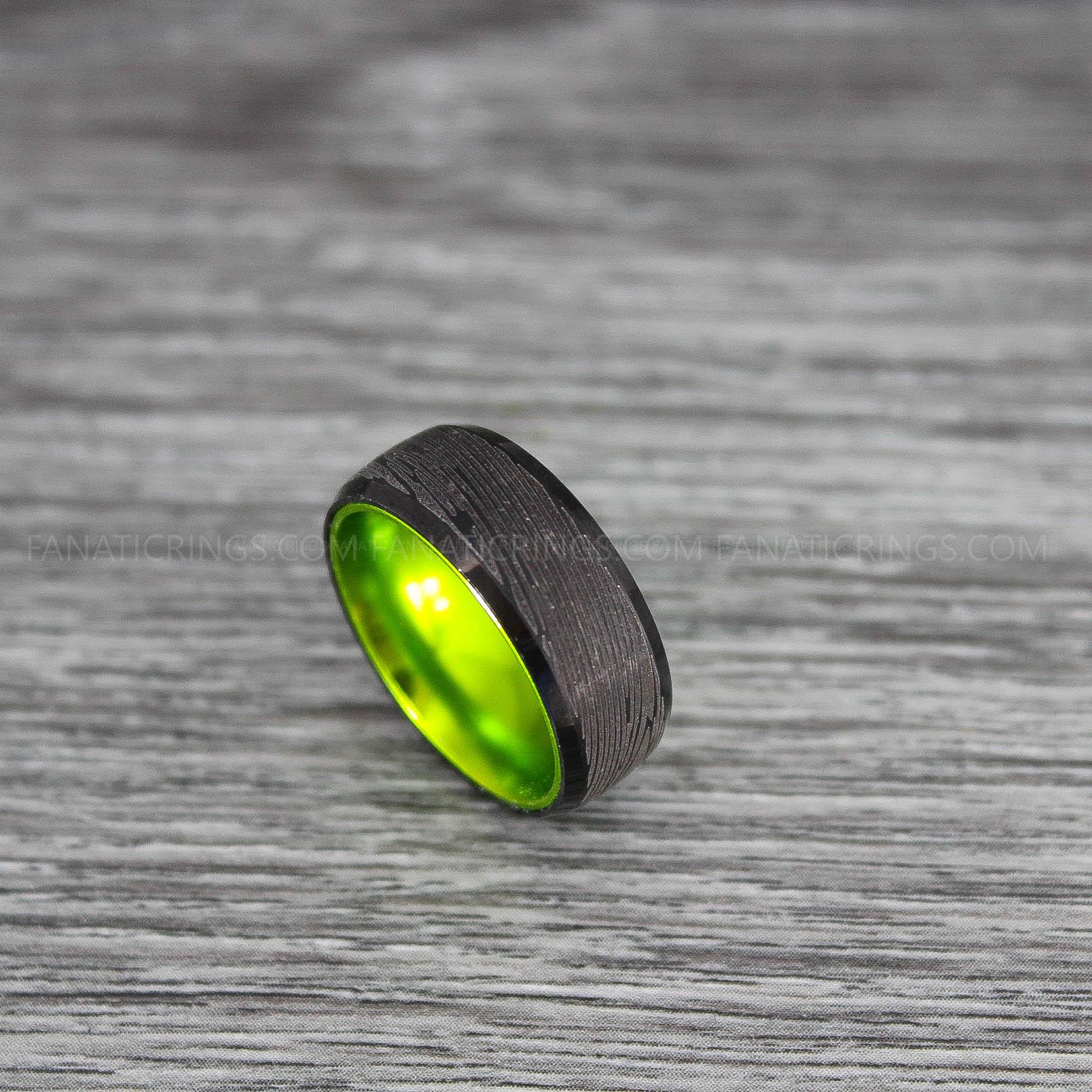 IMG_0291 Damascus Steel Ring, Damascus Steel Jewelry, Damascus Steel Wedding Ring, Damascus Steel Wedding Band - Image 1