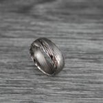 Damascus Steel Ring, Damascus Steel Jewelry, Damascus Steel Wedding Ring, Damascus Steel Wedding Band - Image 2