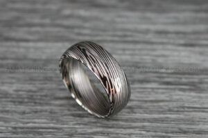 Damascus Steel Ring, Damascus Steel Jewelry, Damascus Steel Wedding Ring, Damascus Steel Wedding Band