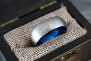 Damascus Steel Ring, Damascus Steel Jewelry, Damascus Steel Wedding Ring, Damascus Steel Wedding Band