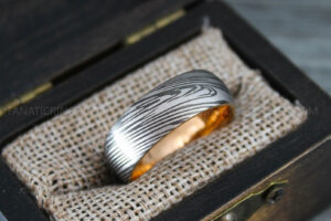 Damascus Steel Ring, Damascus Steel Jewelry, Damascus Steel Wedding Ring, Damascus Steel Wedding Band
