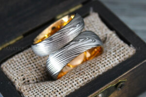 Damascus Steel Ring, Damascus Steel Jewelry, Damascus Steel Wedding Ring, Damascus Steel Wedding Band