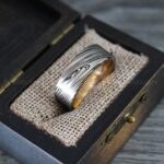 Damascus Steel Ring, Damascus Steel Jewelry, Damascus Steel Wedding Ring, Damascus Steel Wedding Band - Image 3