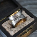 Damascus Steel Ring, Damascus Steel Jewelry, Damascus Steel Wedding Ring, Damascus Steel Wedding Band - Image 4