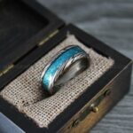 Damascus Steel Ring, Damascus Steel Jewelry, Damascus Steel Wedding Ring, Damascus Steel Wedding Band - Image 3