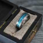 Damascus Steel Ring, Damascus Steel Jewelry, Damascus Steel Wedding Ring, Damascus Steel Wedding Band - Image 2