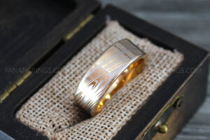 Damascus Steel Ring, Damascus Steel Jewelry, Damascus Steel Wedding Ring, Damascus Steel Wedding Band