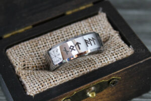 Til Valhalla Ring, Vikings Ring, Runes Ring, Nordic Ring, Norsemen Ring, Nordic Runes Ring