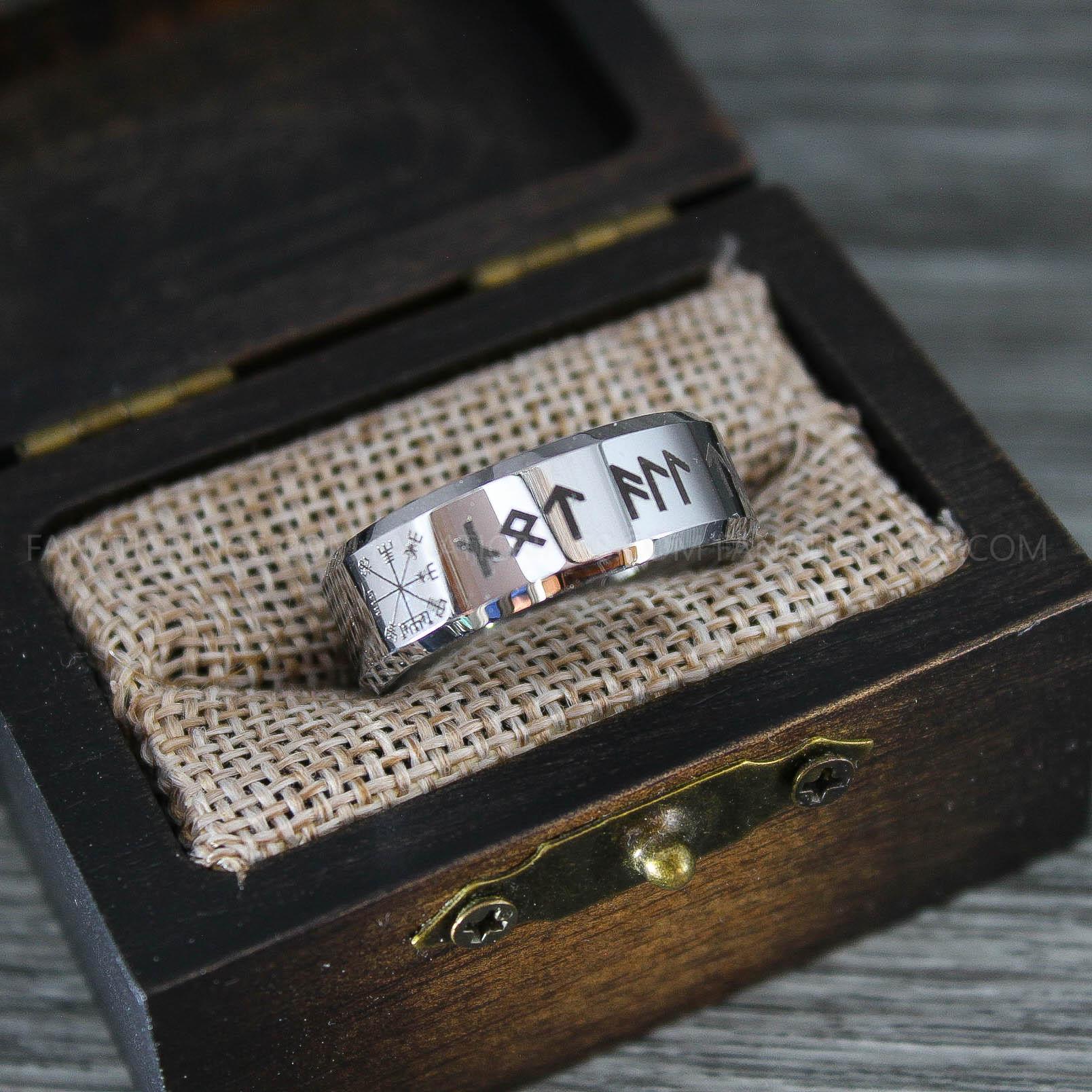 IMG_0324 Til Valhalla Ring, Vikings Ring, Runes Ring, Nordic Ring, Norsemen Ring, Nordic Runes Ring - Image 1