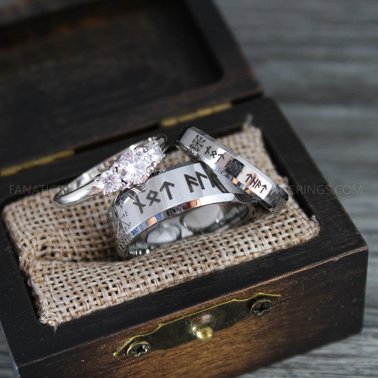 IMG_0327 Til Valhalla Rings, Vikings Rings, Runes Rings, Nordic Rings, Norsemen Rings, Nordic Runes Rings - Image 1