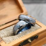 Damascus Steel Rings, Damascus Steel Jewelry, Damascus Steel Wedding Rings, Damascus Steel Wedding Bands, Couple Rings Matching Couple Rings - Image 2