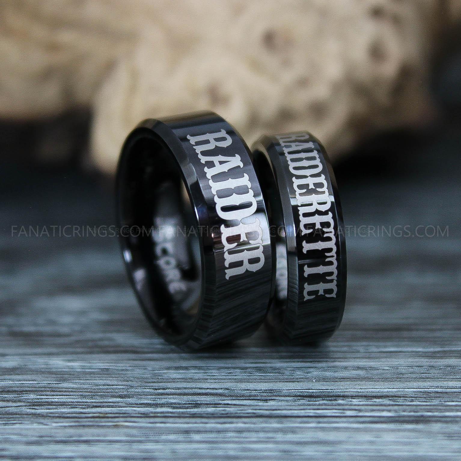 IMG_9840 Raider and Raiderette Rings, Raiders Wedding Bands, Raiders Wedding Rings, Raiders Jewelry - Image 1