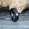 Nurse Ring, Registered Nurses Ring, RN Nurse Wedding Band, RN Nurse Jewelry, Nurse Jewelry, Black Wedding Band