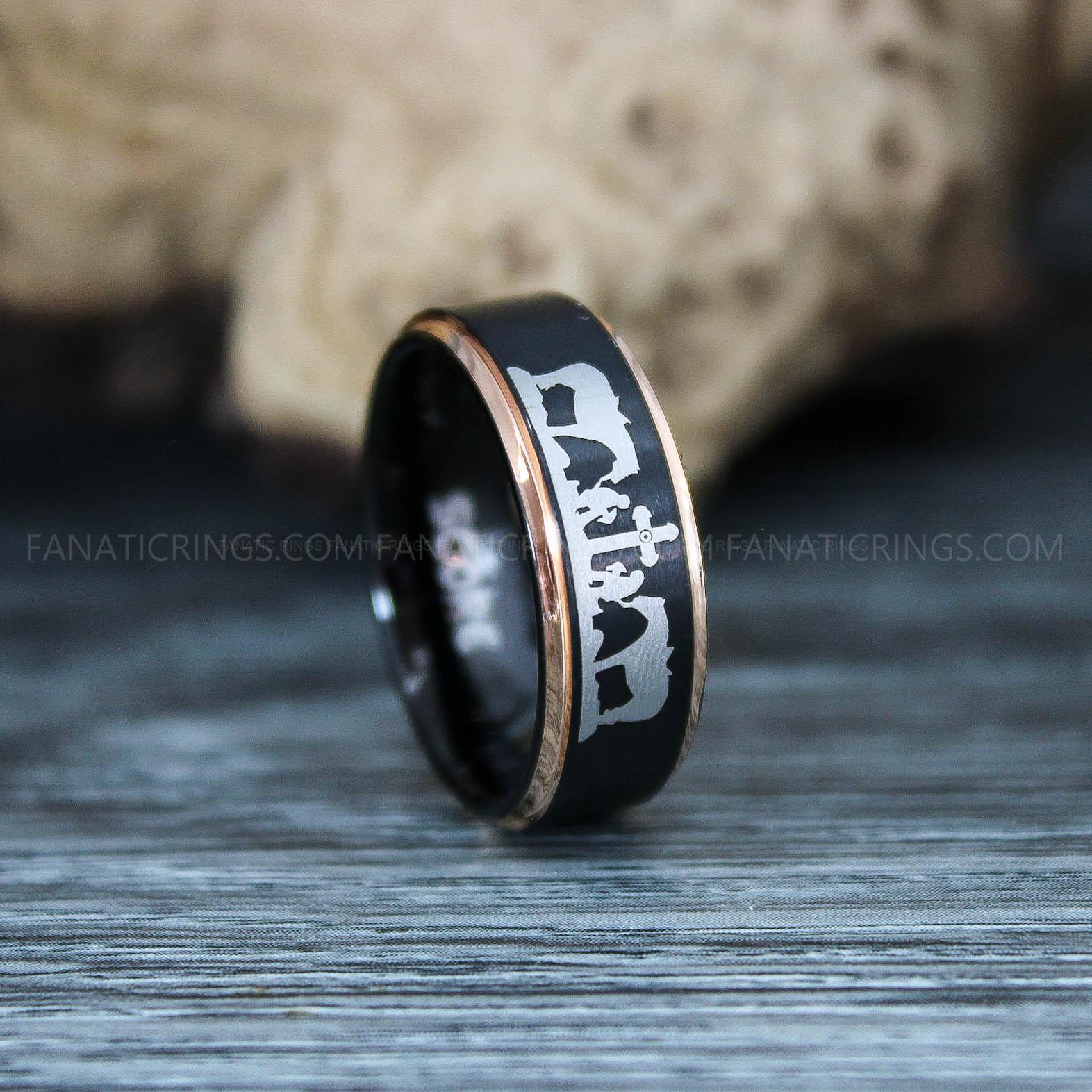 IMG_9855 Cowboys Rings, Cowboys Wedding Ring, Cowboys Wedding Band, Praying Cowboys Ring, Cowgirl Jewelry, Cowboy Jewelry, Cowgirl Wedding Band - Image 1