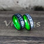 Til Valhalla Rings, Viking Rings, Runes Rings, Valknut Rings, Nordic Rings, Norsemen Rings, Nordic Runes Rings, Black Tungsten Bands - Image 3