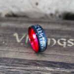 Viking Rings, Runes Ring, Nordic Rings, Norsemen Rings, Nordic Runes Rings, Black Tungsten Bands - Image 5
