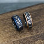 Player 1 Player 2 Rings, Gamer Rings, Couple Ring Set, Couple Wedding Bands - Image 3