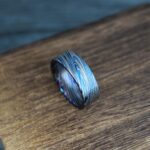Damascus Steel Ring, Damascus Steel Jewelry, Damascus Steel Wedding Ring, Damascus Steel Wedding Band