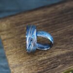 Damascus Steel Ring, Damascus Steel Jewelry, Damascus Steel Wedding Ring, Damascus Steel Wedding Band - Image 4