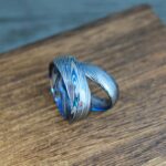 Damascus Steel Ring, Damascus Steel Jewelry, Damascus Steel Wedding Ring, Damascus Steel Wedding Band - Image 3