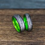 Damascus Steel Rings, Damascus Steel Jewelry, Damascus Steel Wedding Rings, Damascus Steel Wedding Bands, Couple Rings Matching Couple Rings