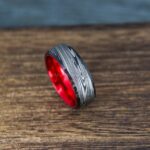 Damascus Steel Ring, Damascus Steel Jewelry, Damascus Steel Wedding Ring, Damascus Steel Wedding Band