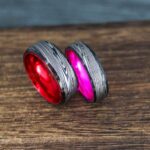 Damascus Steel Ring, Damascus Steel Jewelry, Damascus Steel Wedding Ring, Damascus Steel Wedding Band - Image 2