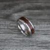 IMG_0402 Wood Rings, Wood Wedding Bands, Wood Wedding Rings, Silver Wedding Bands