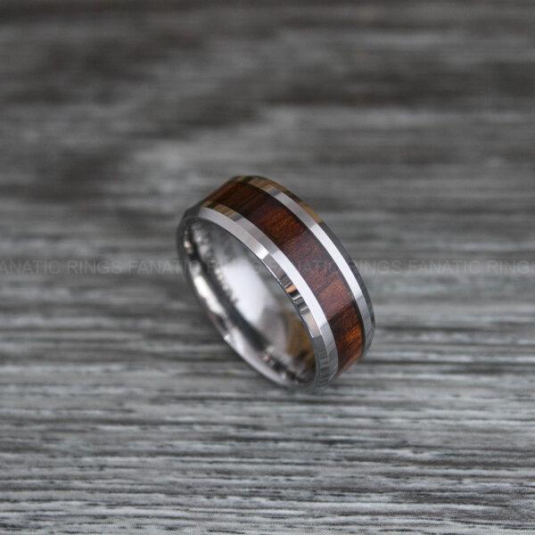 IMG_0402 Wood Rings, Wood Wedding Bands, Wood Wedding Rings, Silver Wedding Bands