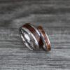 IMG_0403 Wood Rings, Wood Wedding Bands, Wood Wedding Rings, Silver Wedding Bands