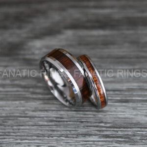 IMG_0403 Wood Rings, Wood Wedding Bands, Wood Wedding Rings, Silver Wedding Bands