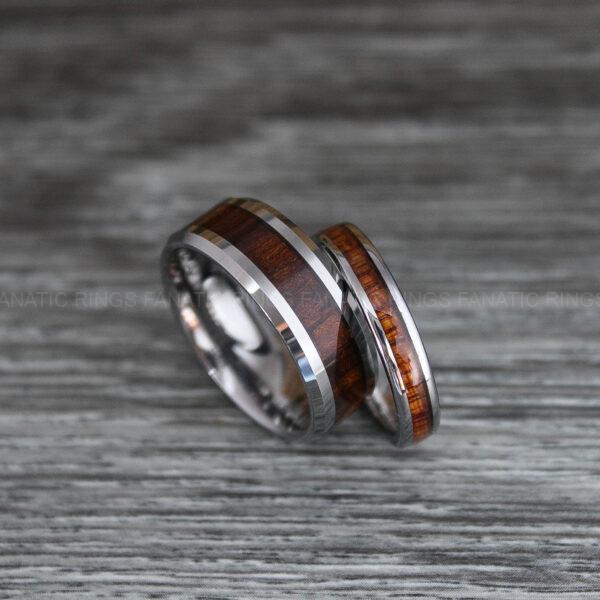 IMG_0403 Wood Rings, Wood Wedding Bands, Wood Wedding Rings, Silver Wedding Bands
